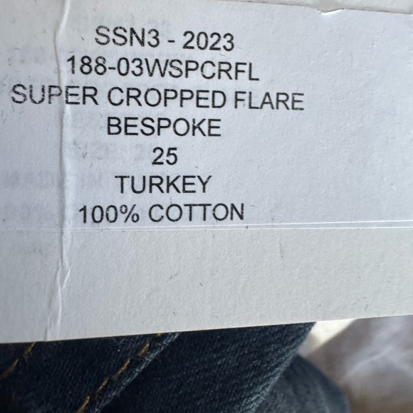 RE/DONE Super Crop Flare NWT - Picture 4 of 5